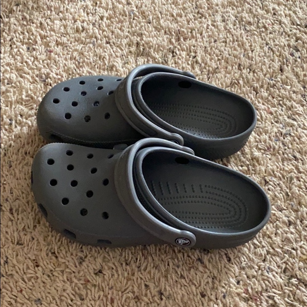 Gray Crocs